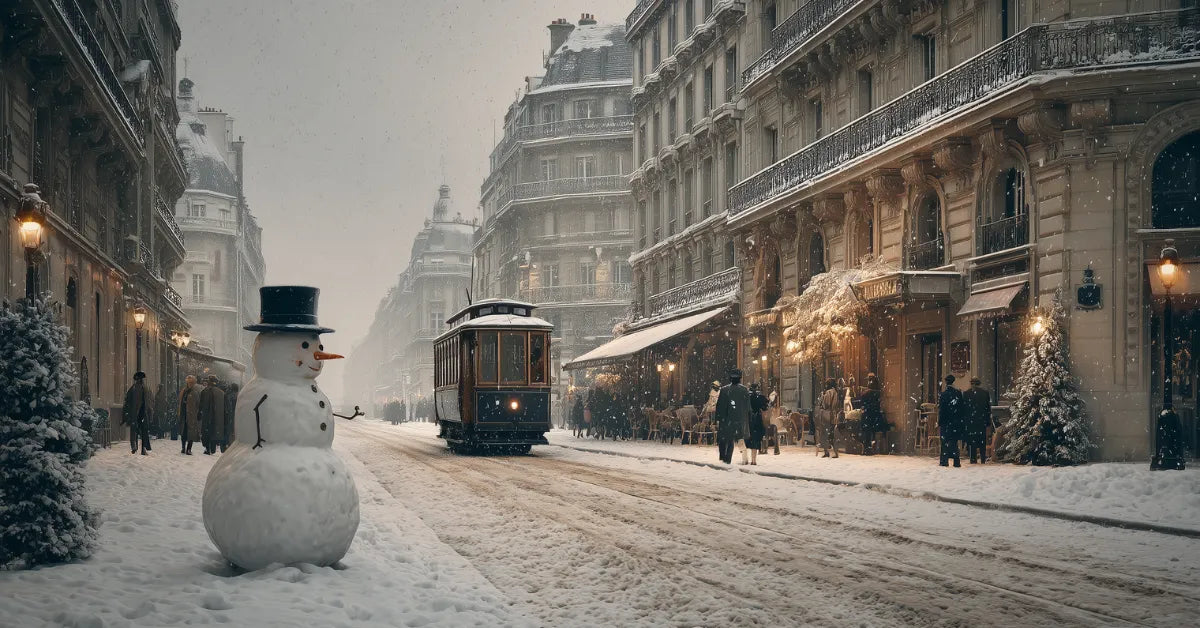 Pourquoi adoptez une affiche Noël vintage Bonhomme de Neige, symbole d’une décoration de Noël traditionnelle?