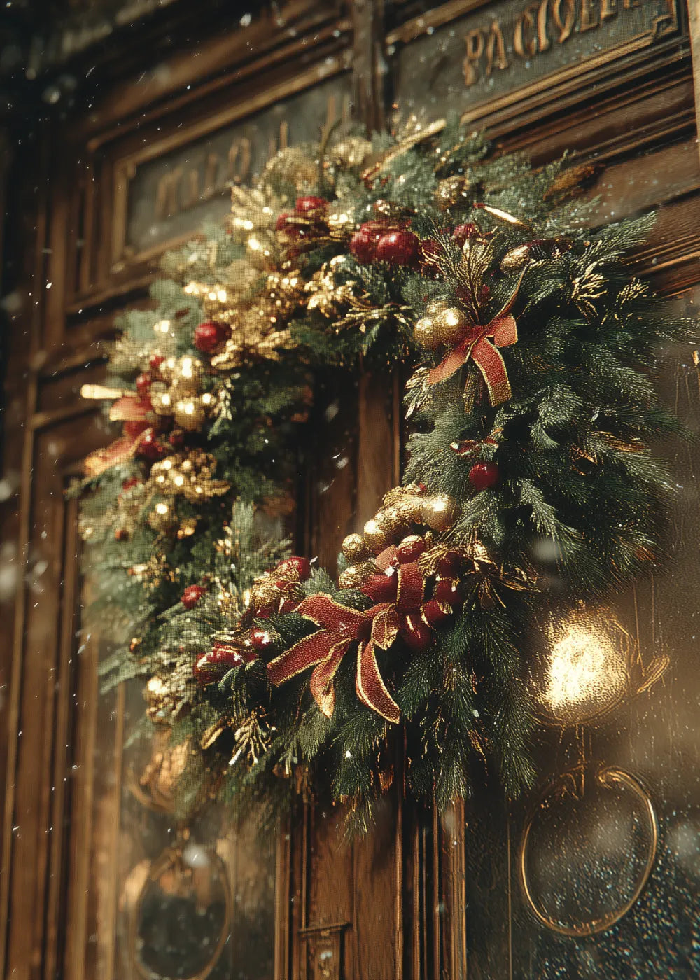 Affiche noël vintage