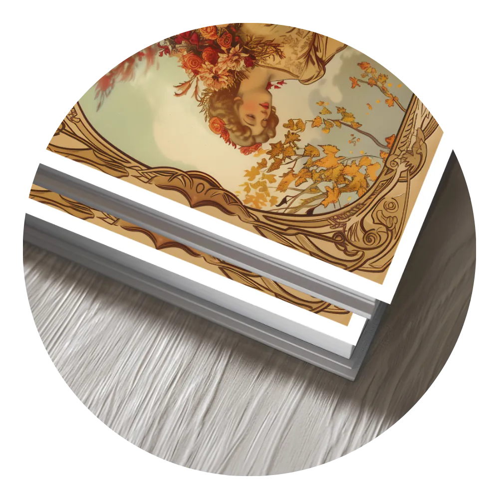 Affiche Art Nouveau - Affiche Automne "Balade Automnale"