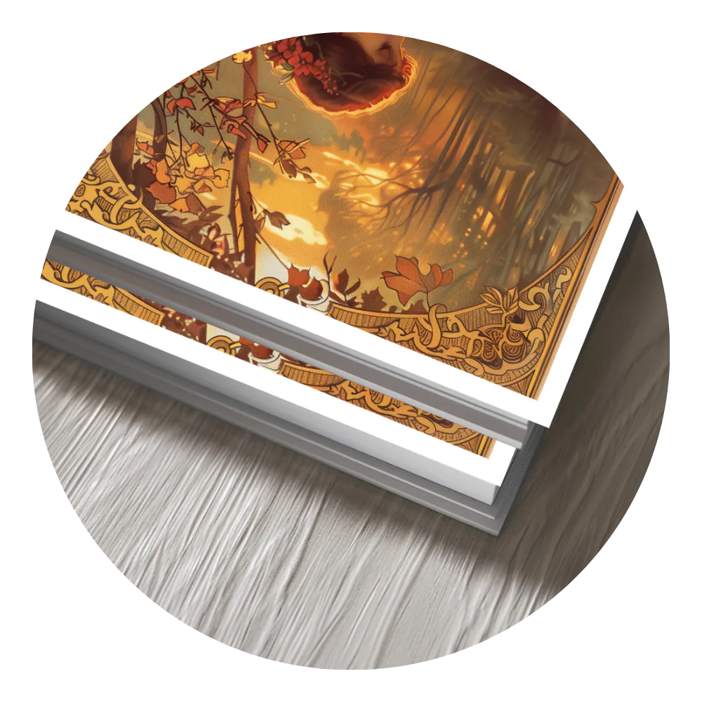 Affiche Art Nouveau - Affiche Automne "Songes d'Automne"