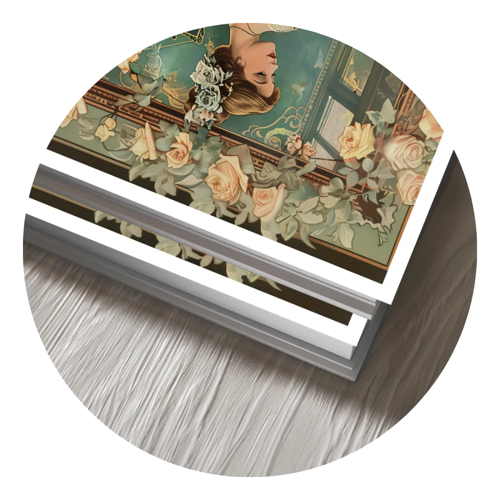Affiches Art Nouveau - Collection Métiers d'antan "la maitresse"