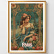 Affiche Villes Art Nouveau