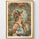 Affiche Villes Art Nouveau