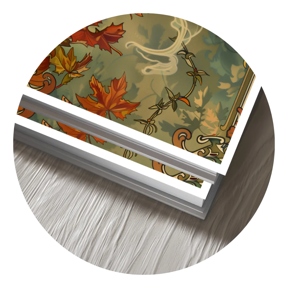 Affiche Art Nouveau - Affiche Automne "Thé Fumant"