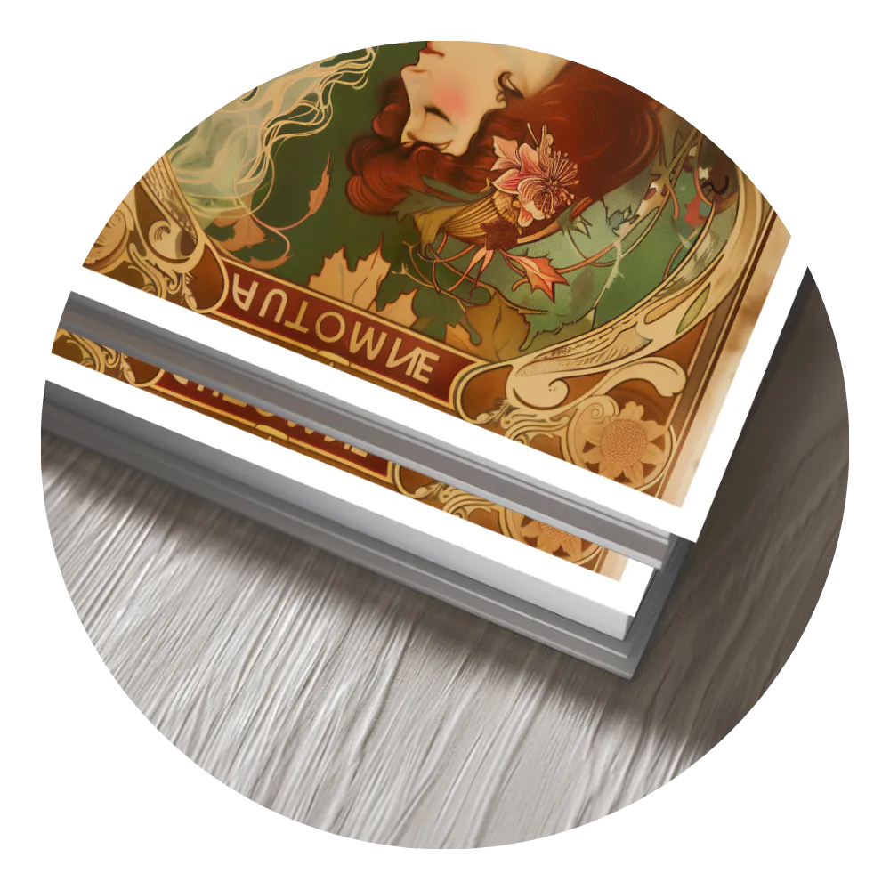 Affiche Art Nouveau - Affiche Automne "Volutes d'automne"