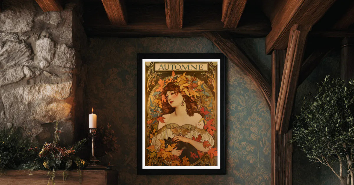 Comment réchauffer votre intérieur cet automne avec une affiche vintage ?