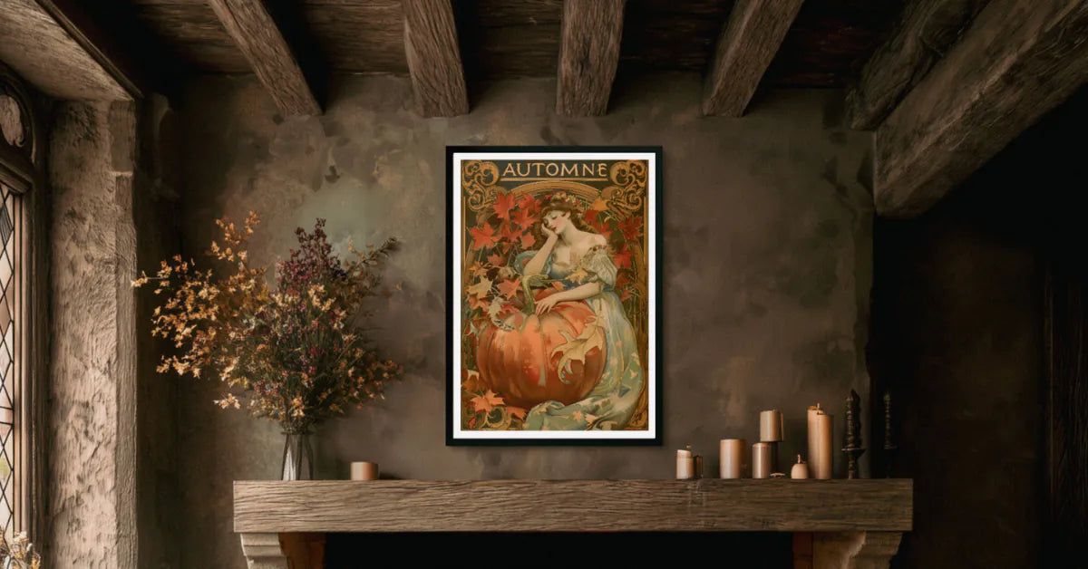 Comment réchauffer votre intérieur cet automne avec une affiche vintage ?