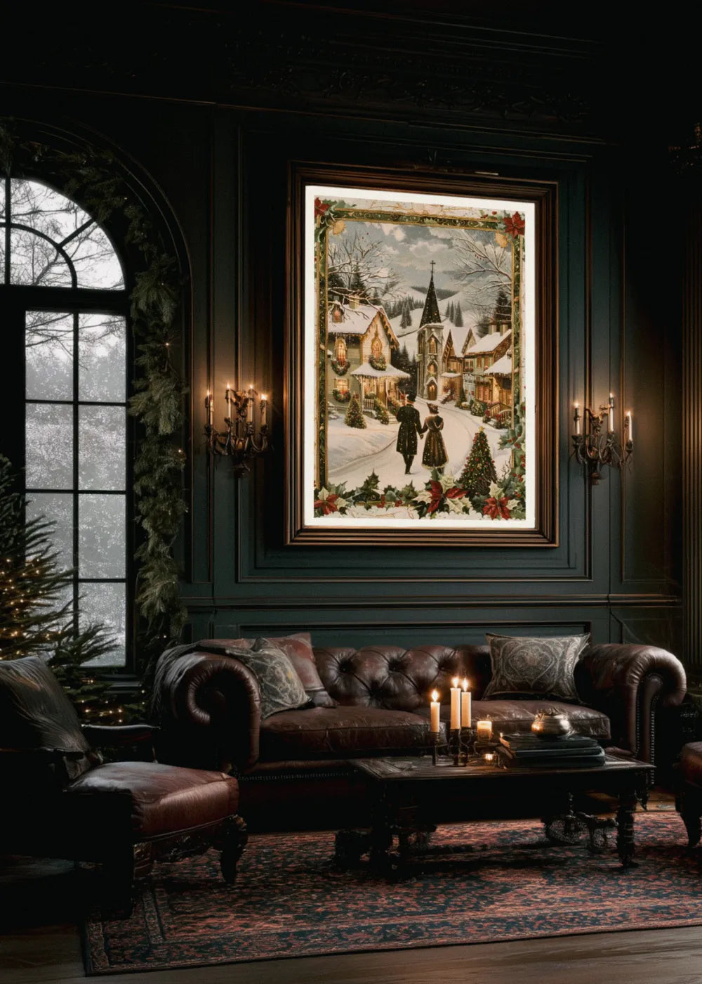 affiche noel vintage