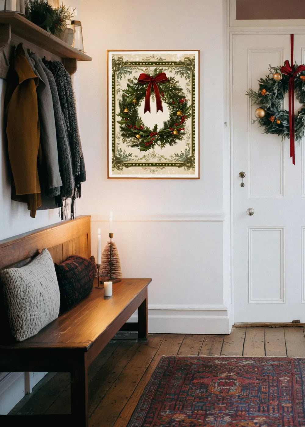 Affiche Art Nouveau Noel