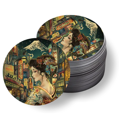 Stickers villes art nouveau
