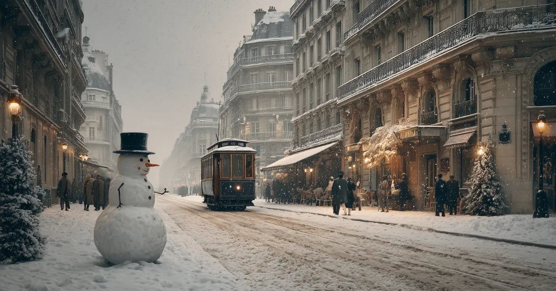 Pourquoi adoptez une affiche Noël vintage Bonhomme de Neige, symbole d’une décoration de Noël traditionnelle?