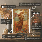 Affiche Art Nouveau - Affiche Automne "Balade Automnale"