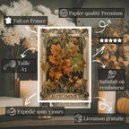 Affiche Art Nouveau - Affiche Automne "Feuilles Mortes"