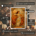 Affiche Art Nouveau - Affiche Automne "La muse des blés"