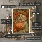 Affiche Art Nouveau - Affiche Automne "Automne Rêveries d'automne"