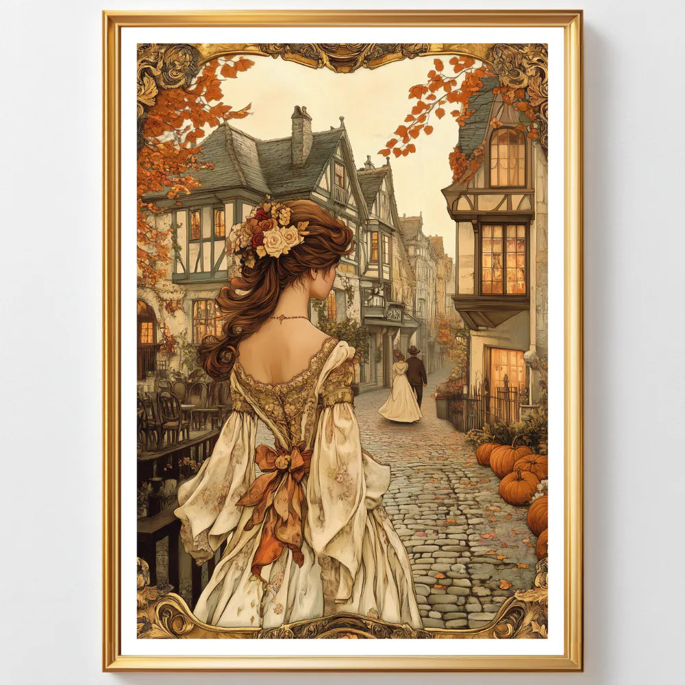 Affiches Art Nouveau - Collection d'Automne "Village automnal"