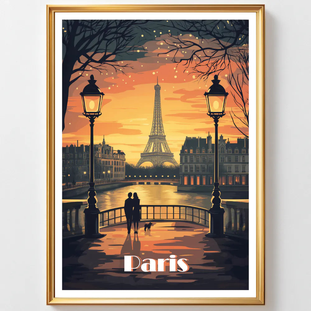 Affiches Art Nouveau - Collection Paris Art Déco "Balade Romantique"