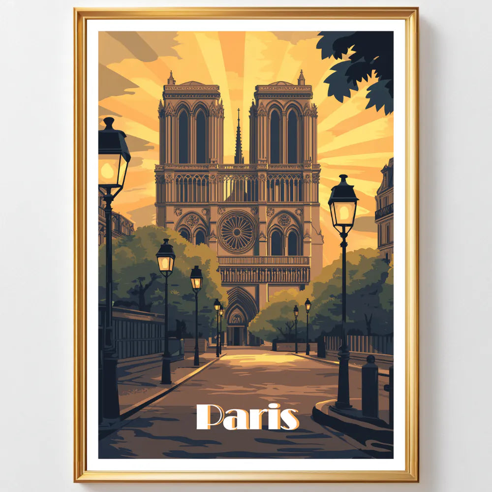 Affiches Art Déco - Collection Paris Art Déco "Notre-Dame"