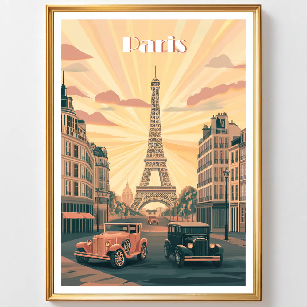 Affiches Art Déco - Collection Paris Art Déco "La Tour Eiffel"