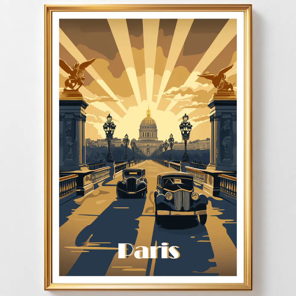 Affiches Art Déco - Collection Paris Art Déco "Les invalides"