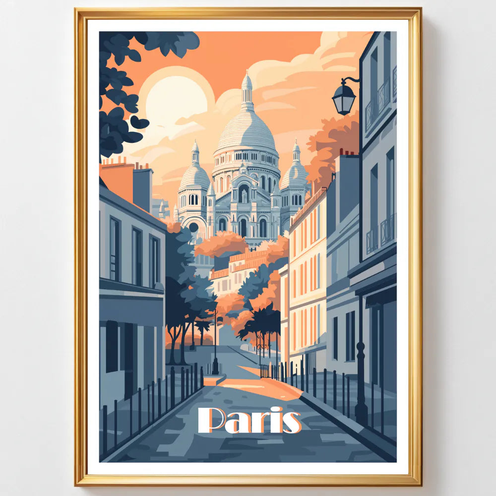 Affiches Art Déco - Collection Paris Art Déco "Montmartre"