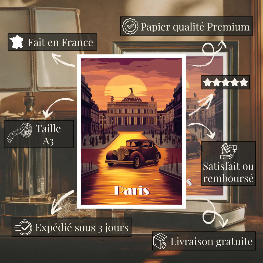 Affiches Art Déco - Collection Paris Art Déco "Opéra Garnier"