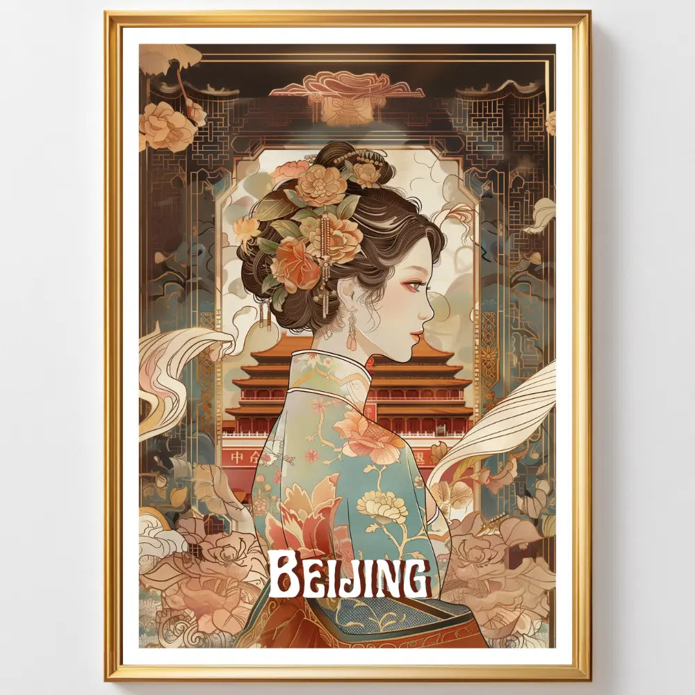 Affiches Art Nouveau - Collection Villes Art Nouveau "Pékin"