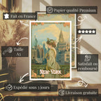 Affiches Art Nouveau - Collection Villes Art Nouveau "New-York"