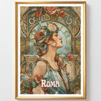 Affiches Art Nouveau - Collection Villes Art Nouveau "Rome"
