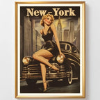 Affiches Rétro - Collection Villes Rétro "New-York"