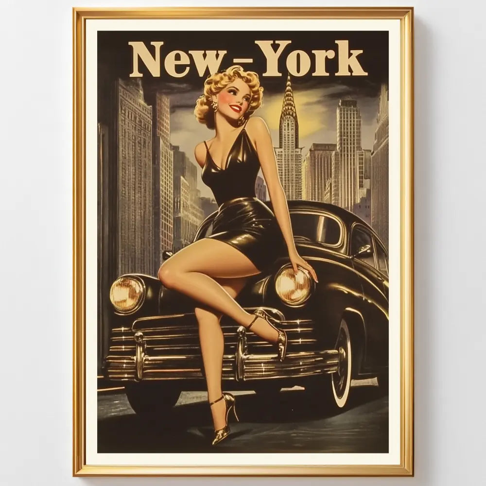 Affiches Rétro - Collection Villes Rétro "New-York"
