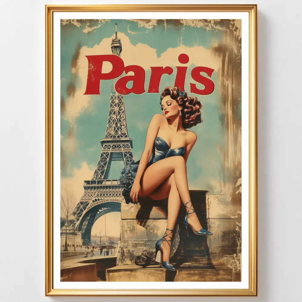 Affiches Rétro - Collection Villes Rétro "Paris"