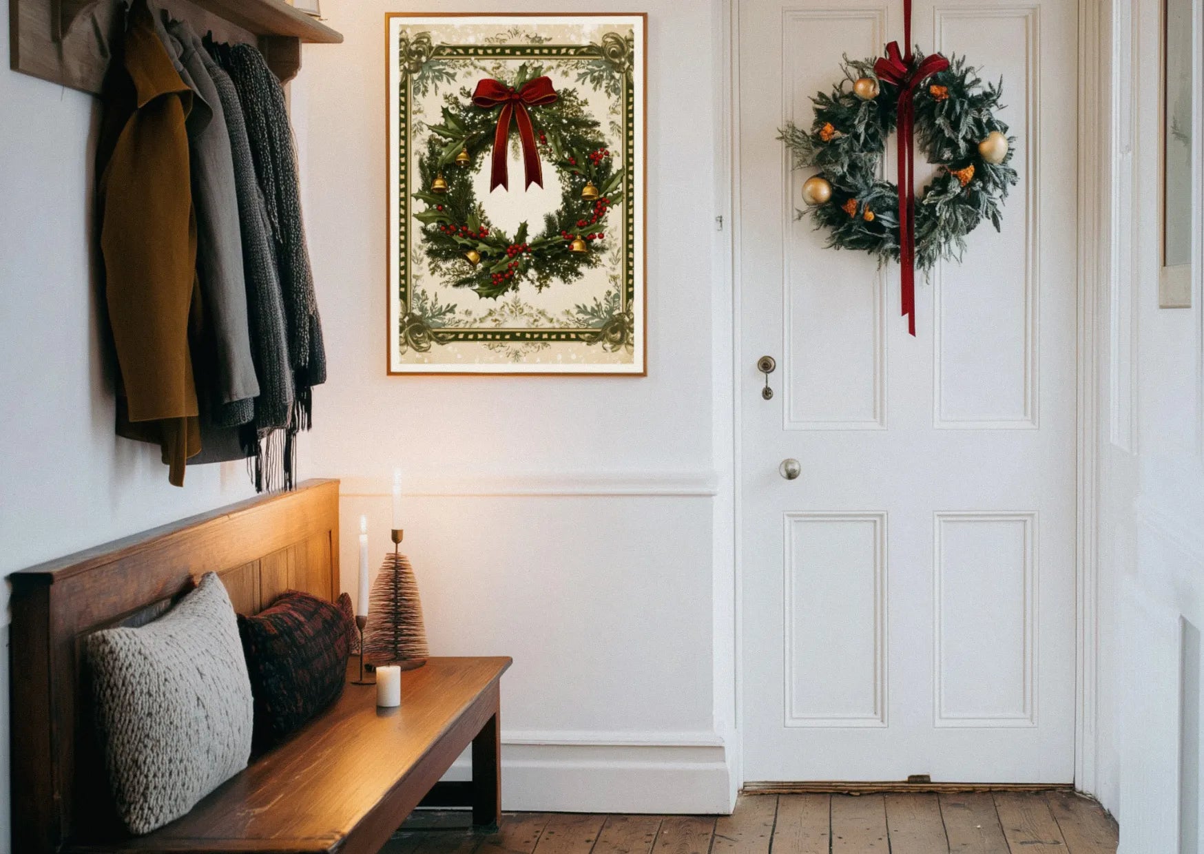 Affiche noël vintage