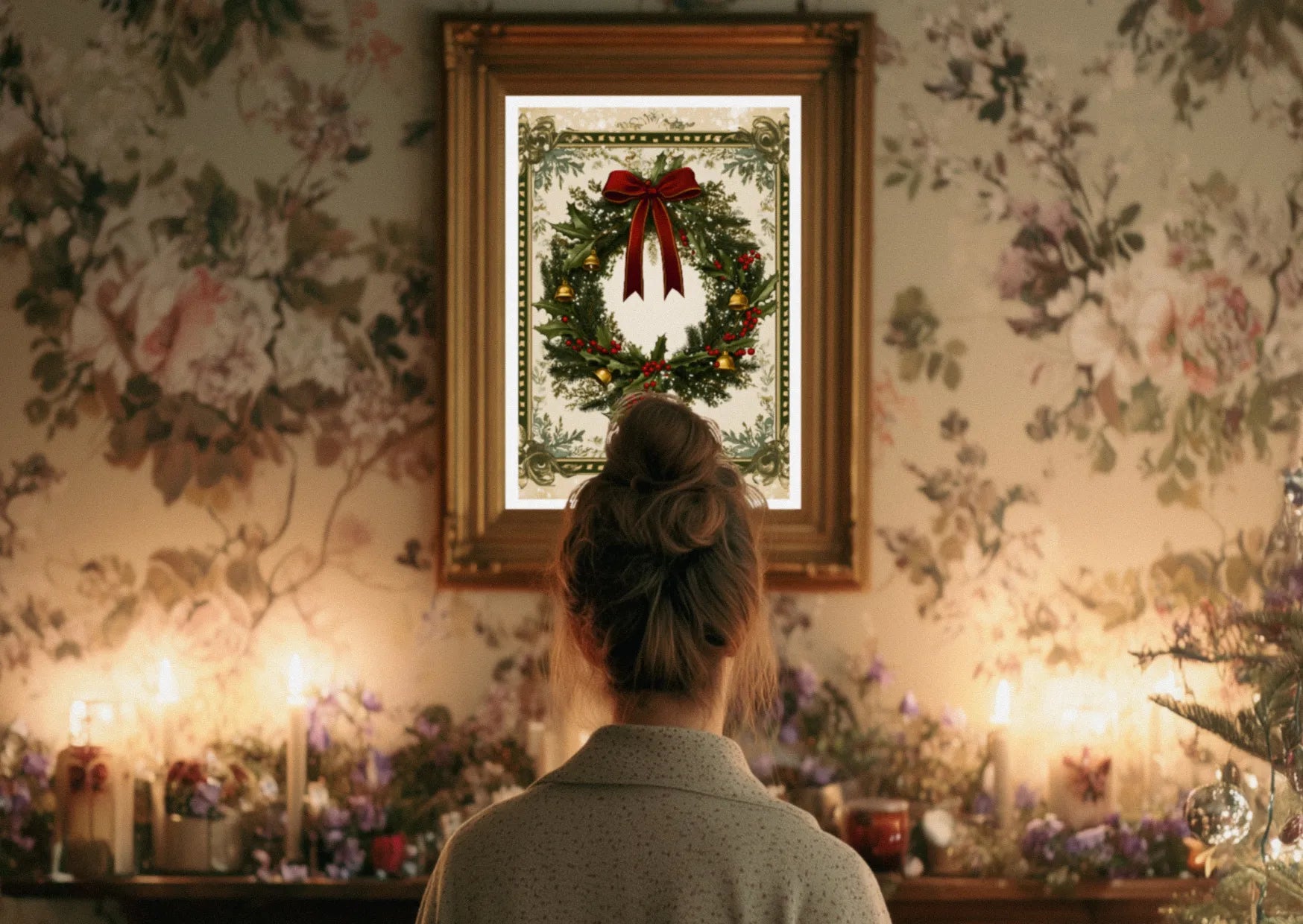 Affiche noël vintage