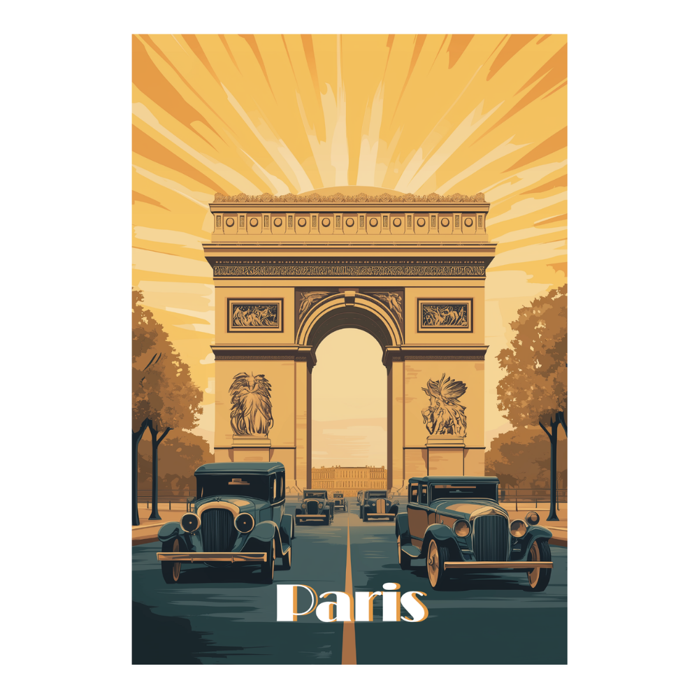 Affiches Art Déco - Collection Paris Art Déco "Arc de Triomphe"