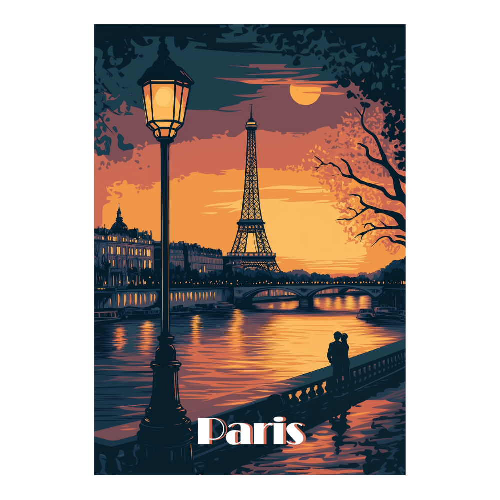 Affiches Art Déco - Collection Paris Art Déco "La Seine"