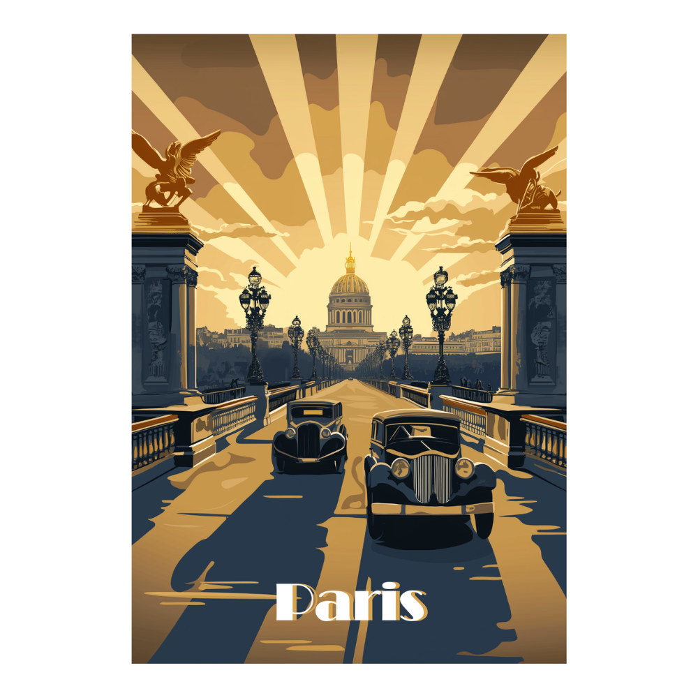 Affiches Art Déco - Collection Paris Art Déco "Les invalides"