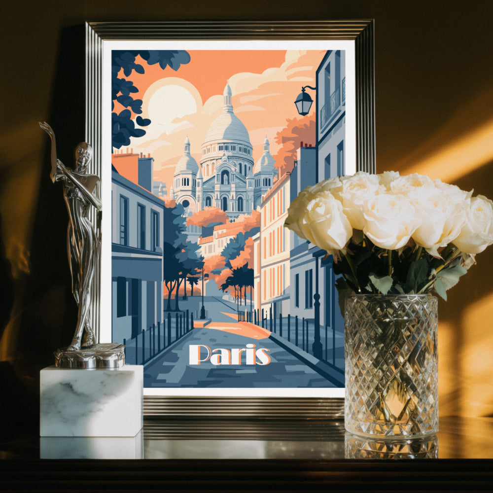 Affiches Art Déco - Collection Paris Art Déco "Montmartre"