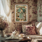 Affiches Art Nouveau - Collection Métiers d'antan "la maitresse"