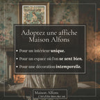 Affiches Art Nouveau - Collection Métiers d'antan "la maitresse"