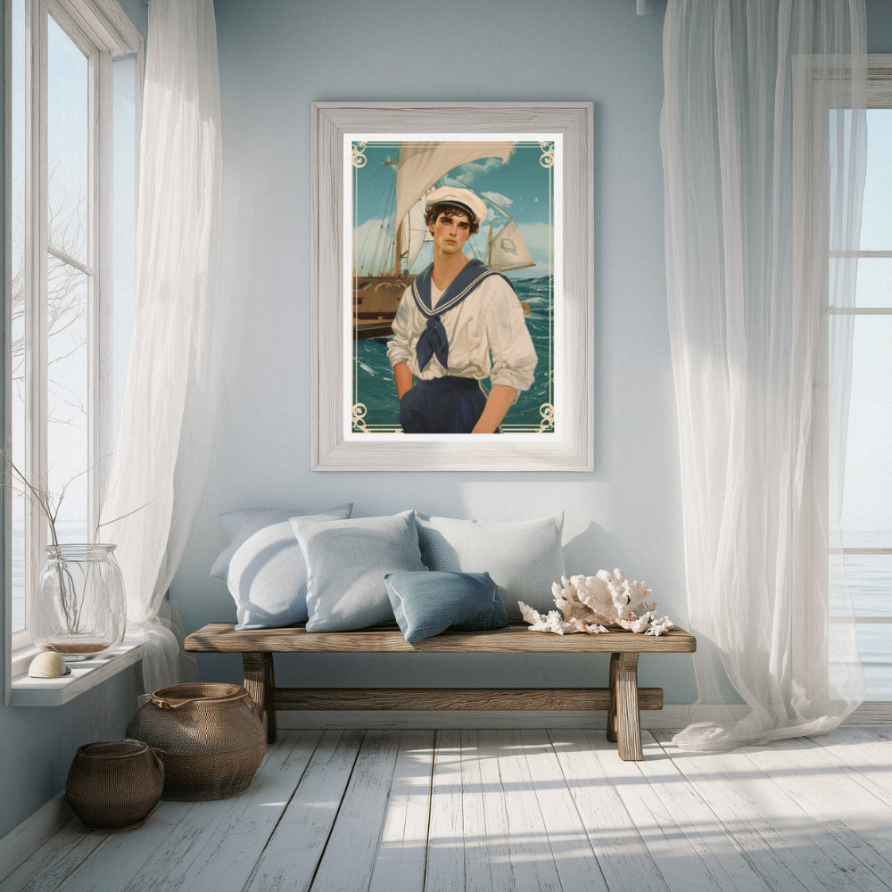 Affiches Art Nouveau - Collection Métiers d'antan "Le Marin"
