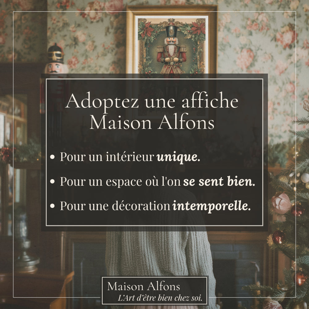 Affiches Art Nouveau - Collection Noël Vintage "Casse-Noisette"