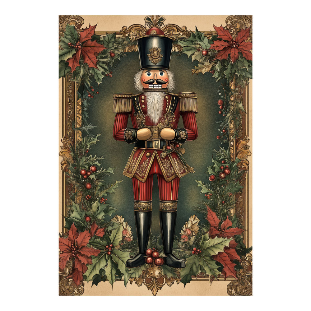 Affiches Art Nouveau - Collection Noël Vintage "Casse-Noisette"