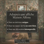 Affiches Art Nouveau -  Collection Noël Vintage "Traîneau de noël"