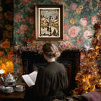 Affiches Art Nouveau - Collection Noël Vintage "Village de noël"