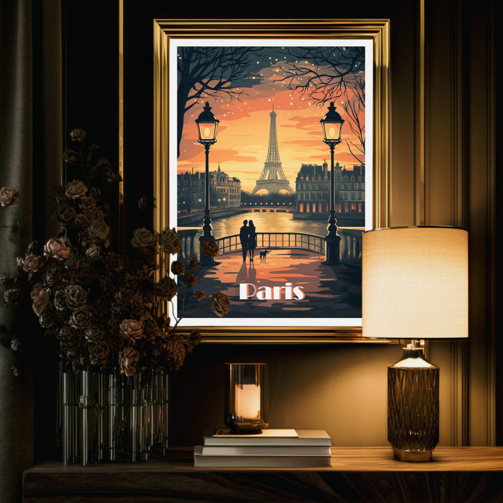 Affiches Art Nouveau - Collection Paris Art Déco "Balade Romantique"