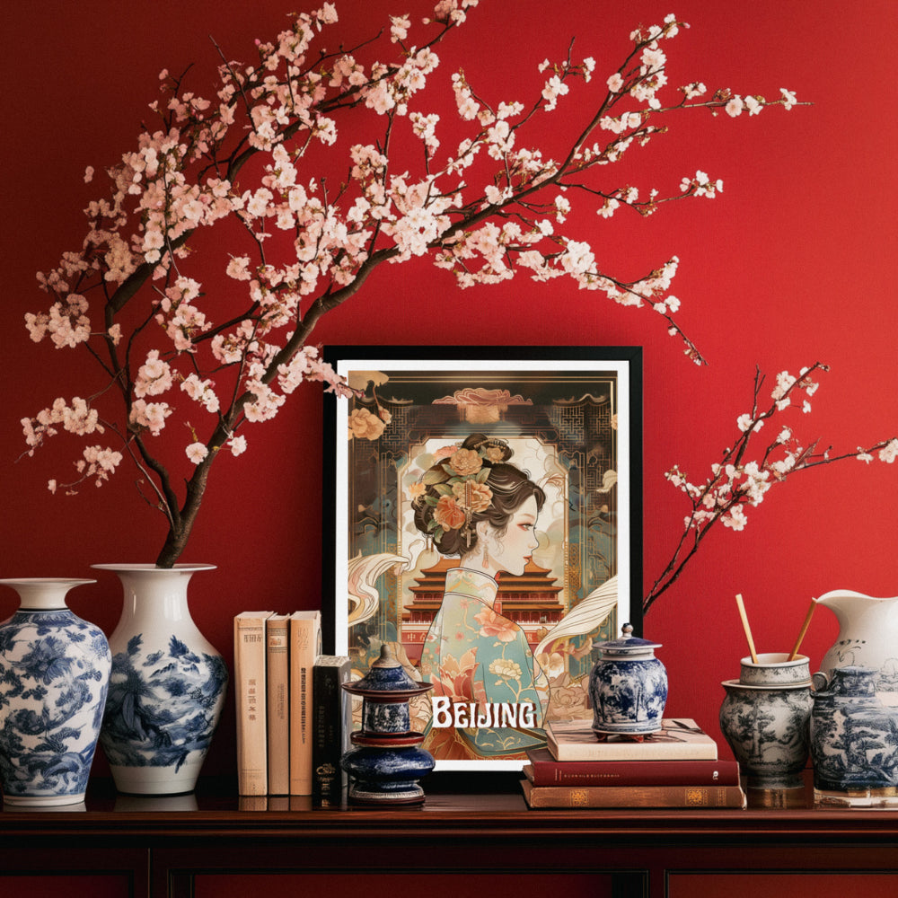 Affiches Art Nouveau - Collection Villes Art Nouveau "Beijing"