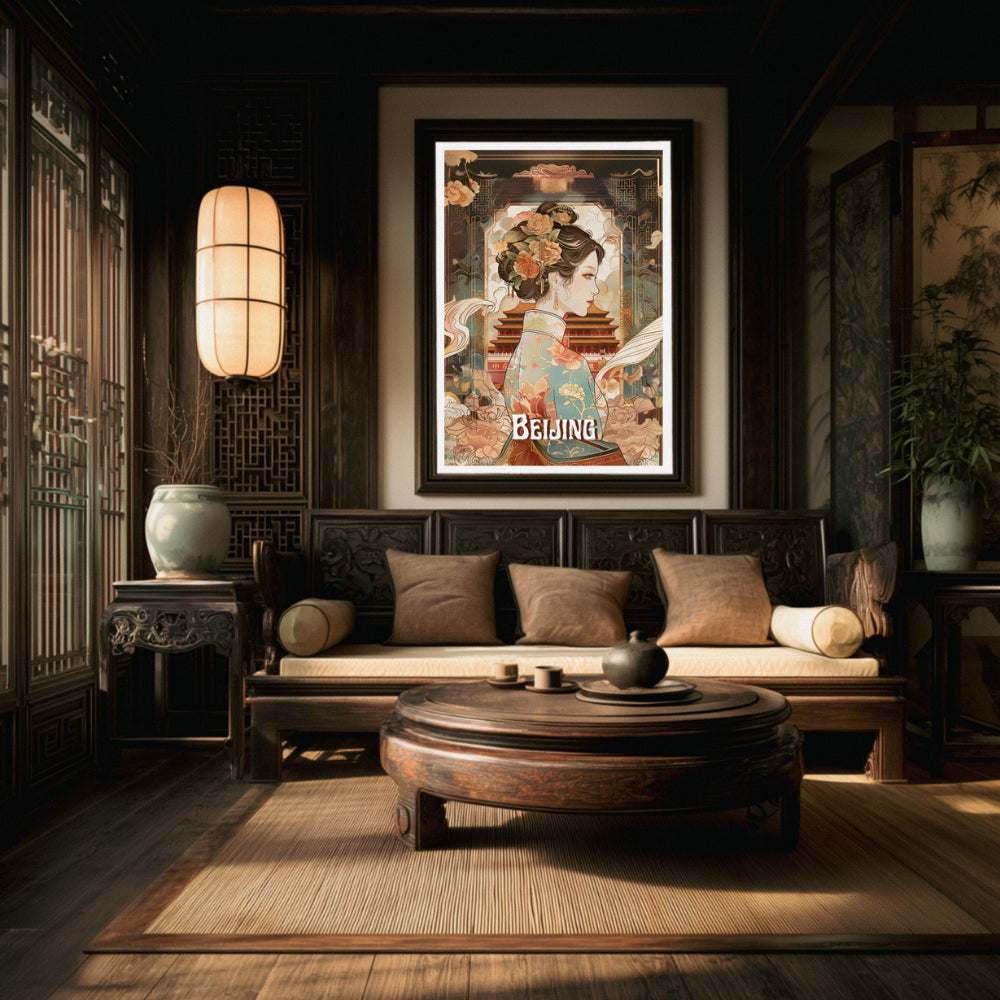 Affiches Art Nouveau - Collection Villes Art Nouveau "Beijing"