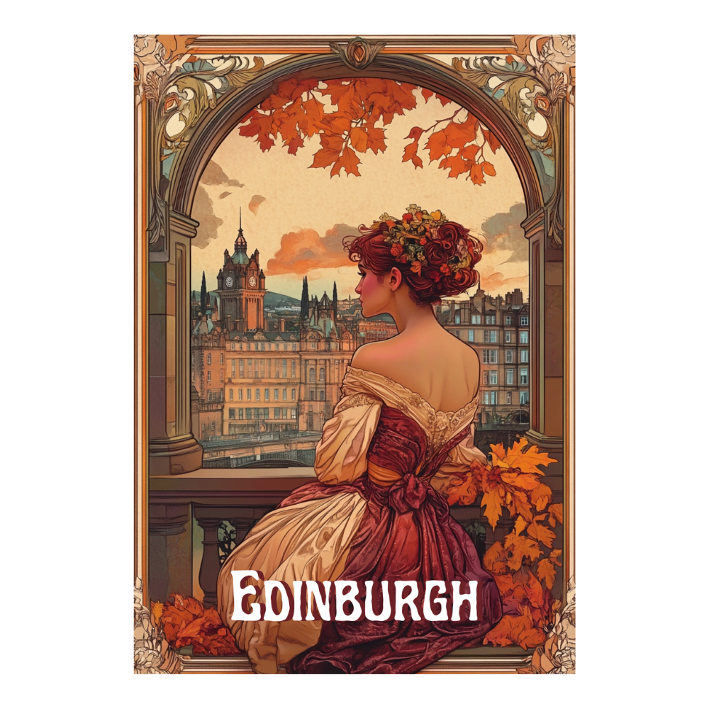 Affiches Art Nouveau - Collection Villes Art Nouveau "Edinburgh"