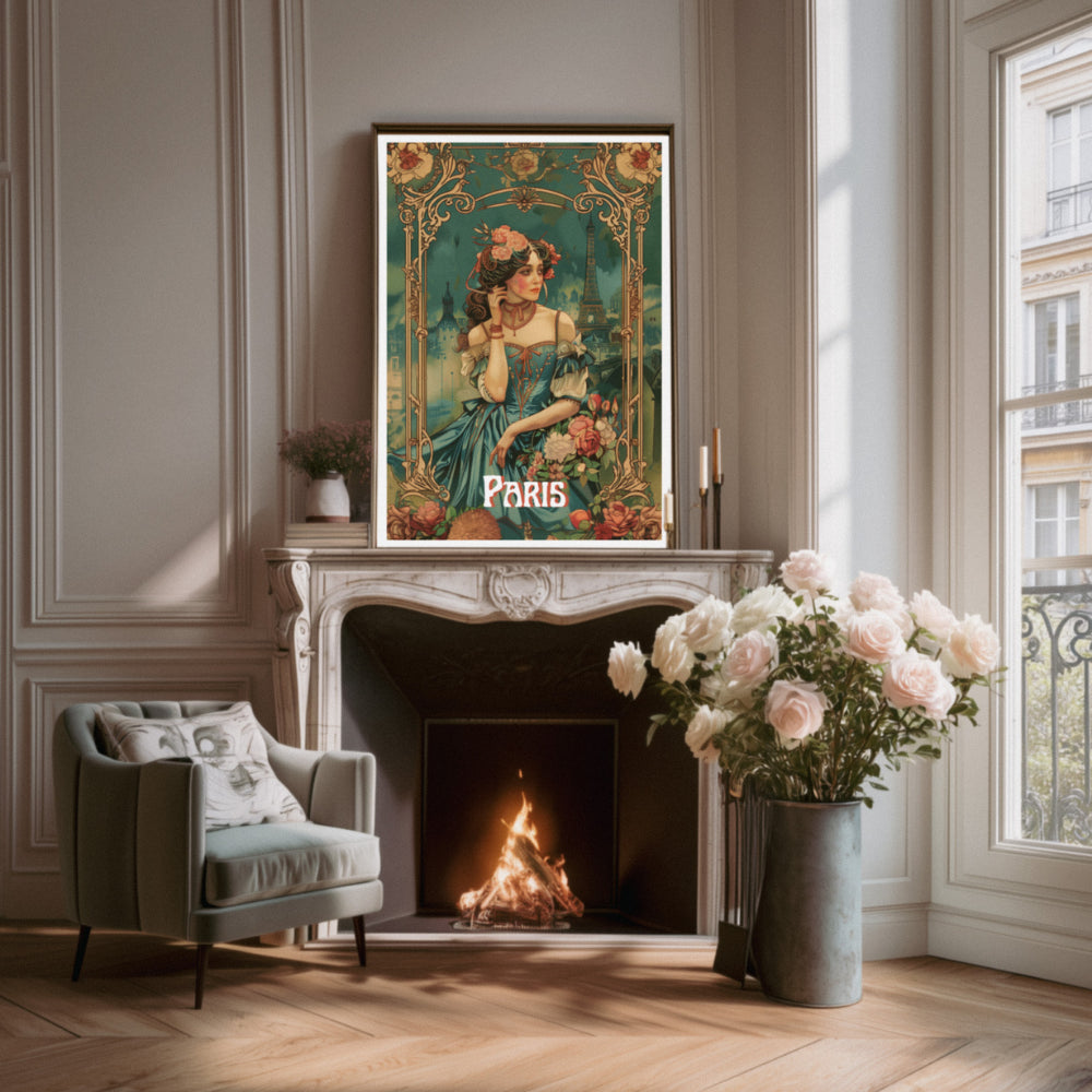 Affiches Art Nouveau - Collection Villes Art Nouveau "Paris"